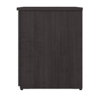 Classeur latéral à 2 tiroirs avec serrure – Érable charbon / Gris moyen / Érable argenté / Blanc pur, 28" L