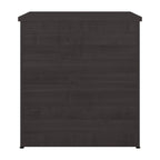 Classeur latéral à 2 tiroirs avec serrure – Érable charbon / Gris moyen / Érable argenté / Blanc pur, 28" L