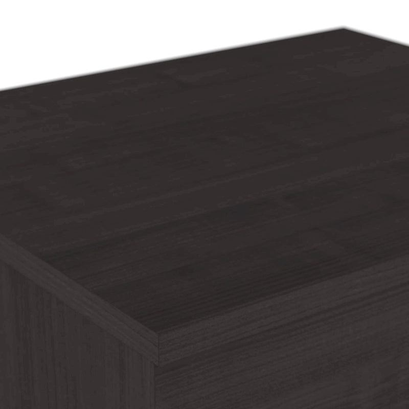 Classeur latéral à 2 tiroirs avec serrure – Érable charbon / Gris moyen / Érable argenté / Blanc pur, 28" L