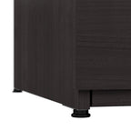 Classeur latéral à 2 tiroirs avec serrure – Érable charbon / Gris moyen / Érable argenté / Blanc pur, 28" L