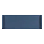 Banc de rangement avec 2 tiroirs, compartiment caché et coussin amovible – Blanc / Bleu Marine / Espresso / Bois Naturel, MDF et Acacia, 1 place