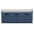 Banc de rangement rustique avec 2 tiroirs